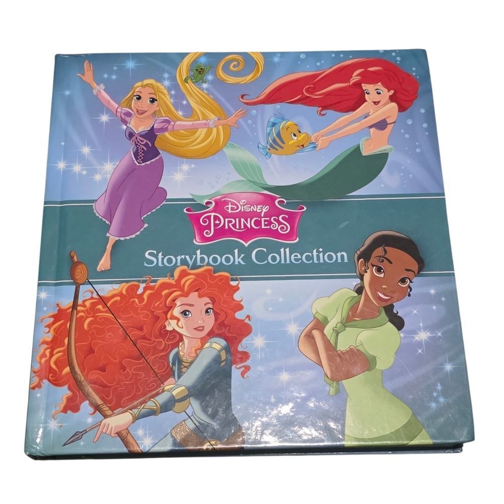 Disney Princess Storybook with 19 Stories Purple and Green Cover